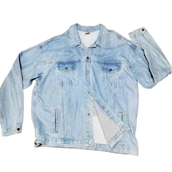 VINTAGE 2001 Denim " Ride for MDA" Bikers jacket. Oversized 2XL - Picture 5 of 11